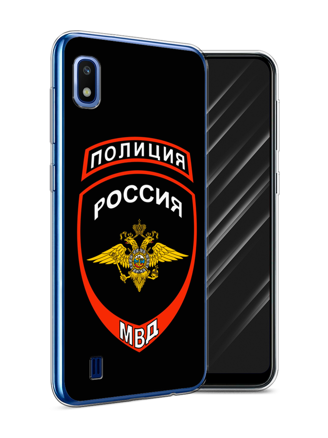 

Чехол Awog на Samsung Galaxy A10 "Полиция шеврон", Разноцветный, 27950-5