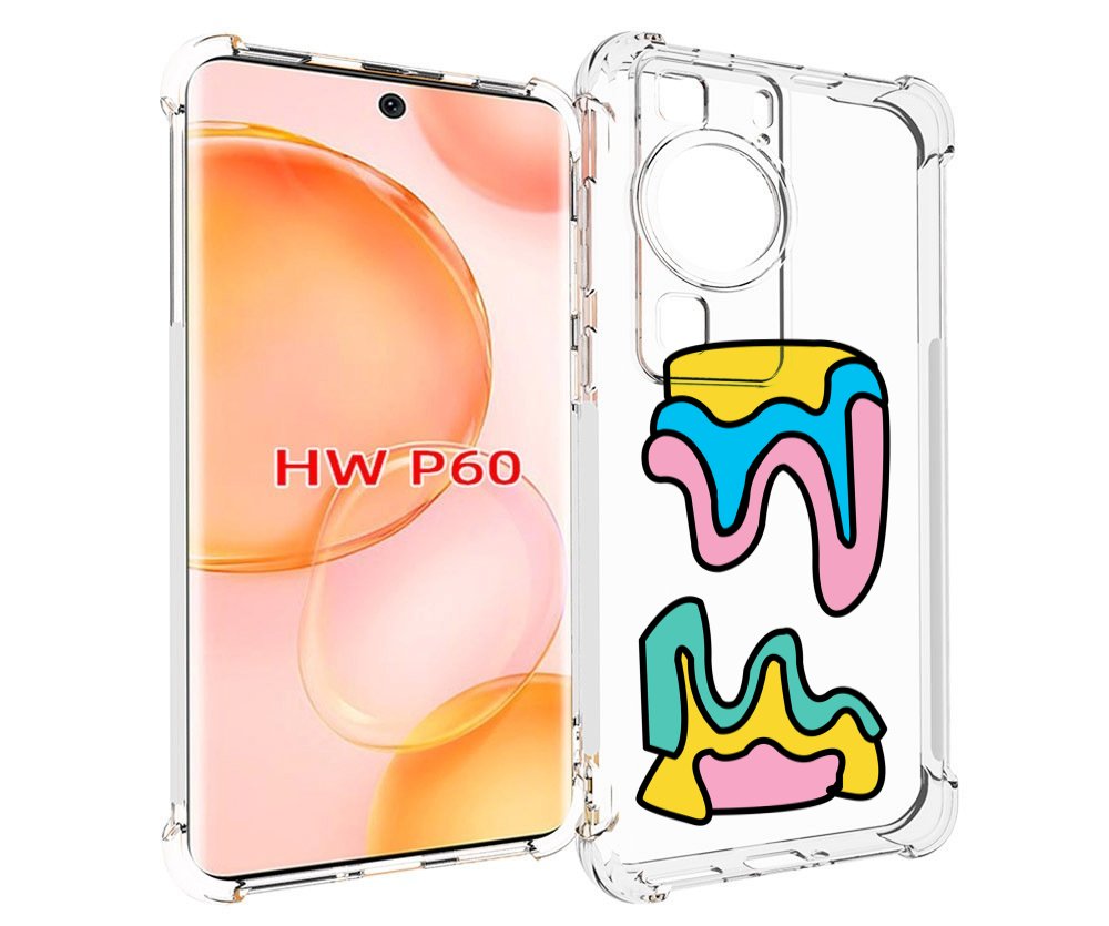 

Чехол MyPads вытекающая-абстракция для Huawei P60, Tocco