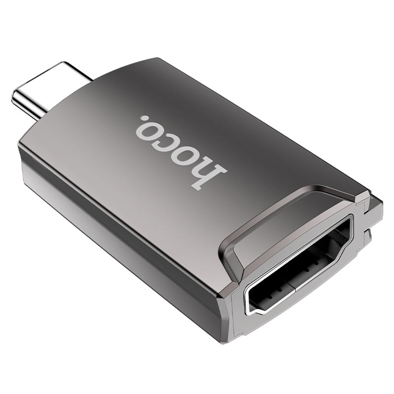 

Адаптер Hoco UA19 Type-C To HDMI, 4K UltraHD, серый, UA19