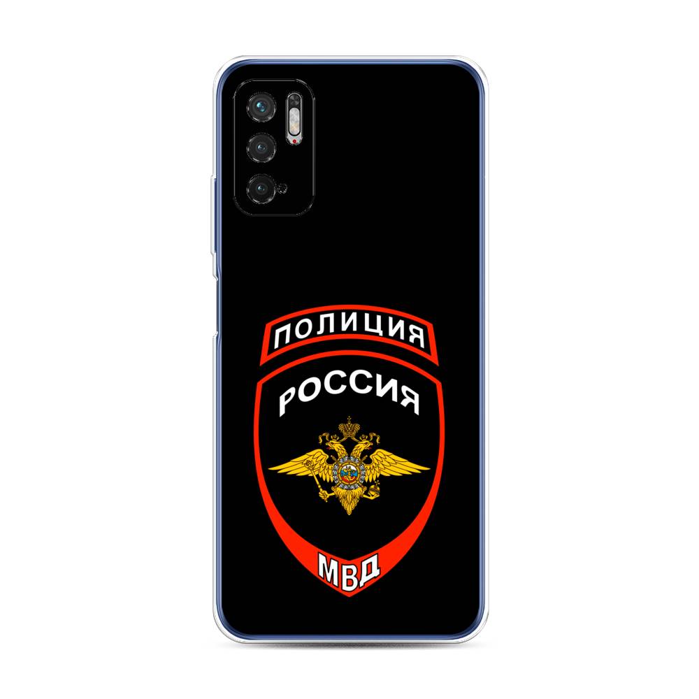 фото Чехол awog "полиция шеврон" для xiaomi redmi note 10 5g