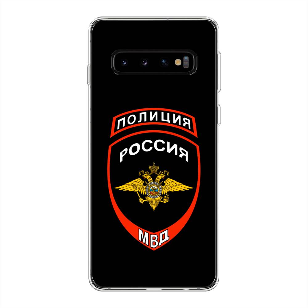 

Чехол Awog на Samsung Galaxy S10 + "Полиция шеврон", Разноцветный, 27150-5