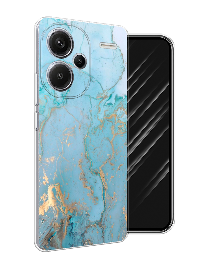 

Чехол Awog на Redmi Note 13 Pro+ "Голубой мрамор рисунок", 320250-1