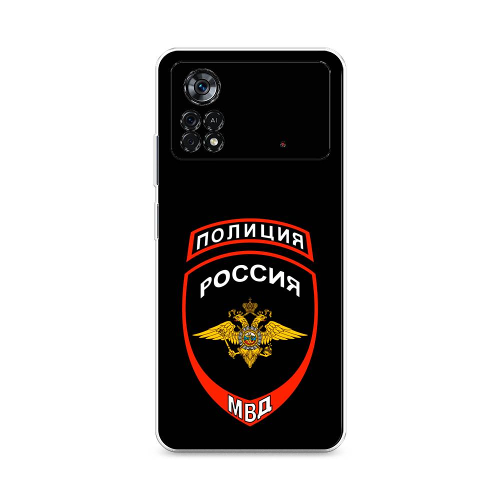 

Чехол Awog на Poco X4 Pro 5G "Полиция шеврон", Разноцветный, 313150-5