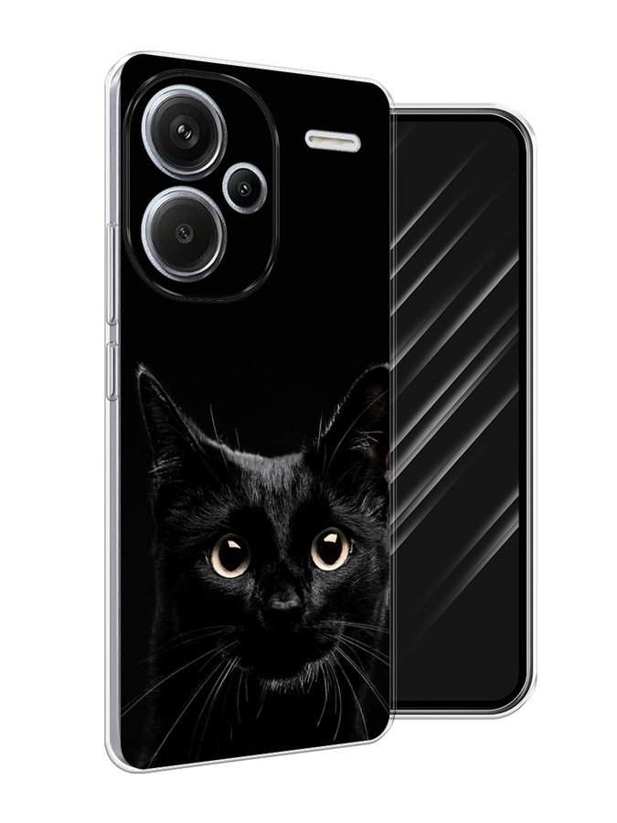 

Чехол Awog на Redmi Note 13 Pro+ "Добрый кот", Черный, 320250-1