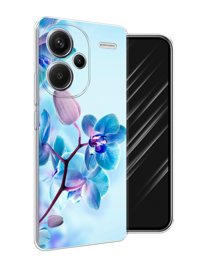 

Чехол Awog на Redmi Note 13 Pro+ "Голубая орхидея", Голубой;синий;фиолетовый, 320250-1