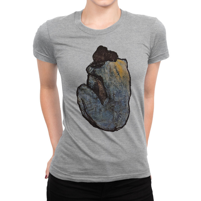 

Футболка женская Dream Shirts Пабло Пикассо - Обнаженная Девушка 9899257111 серая L, Пабло Пикассо - Обнаженная Девушка 9899257111