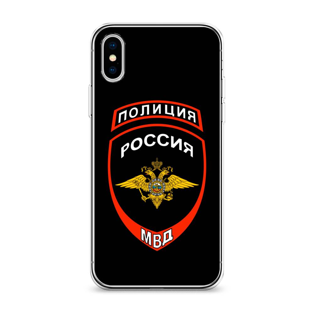 фото Чехол awog "полиция шеврон" для apple iphone xs max (10s max)