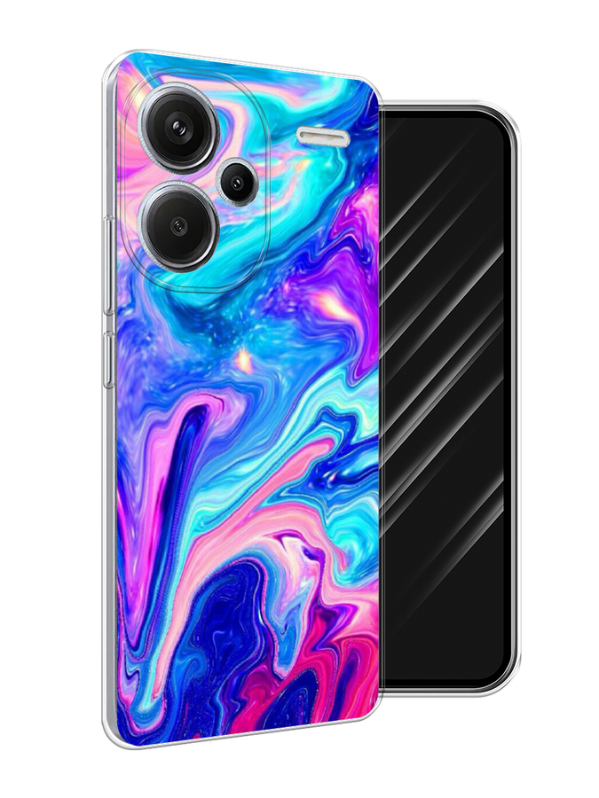 

Чехол Awog на Redmi Note 13 Pro+ "Потеки краски", Розовый, 320250-1