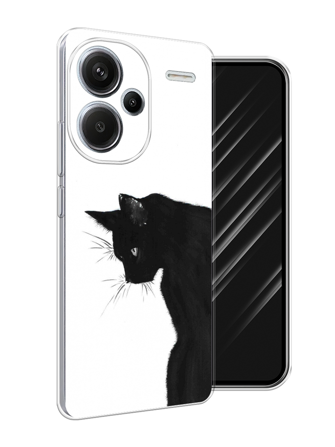 

Чехол Awog на Redmi Note 13 Pro+ "Black cat", Черный;белый, 320250-1