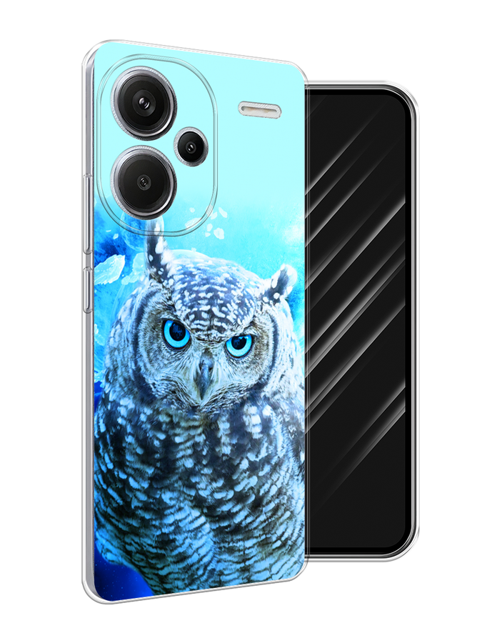 

Чехол Awog на Redmi Note 13 Pro+ "Сова арт 7", Синий;голубой, 320250-1