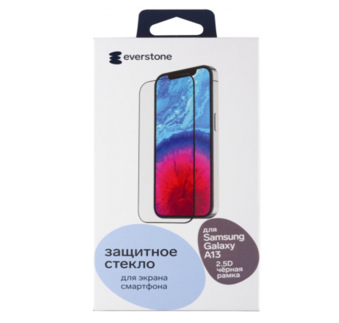 

Защитное стекло Everstone 2.5D FG для Samsung Galaxy A13 черная рамка, 2.5D FG для Samsung Galaxy A13 черная рамка