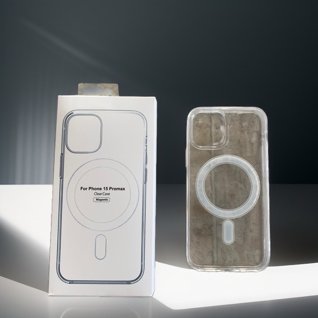 

Чехол 15 Pro Max c MagSafe прозрачный
