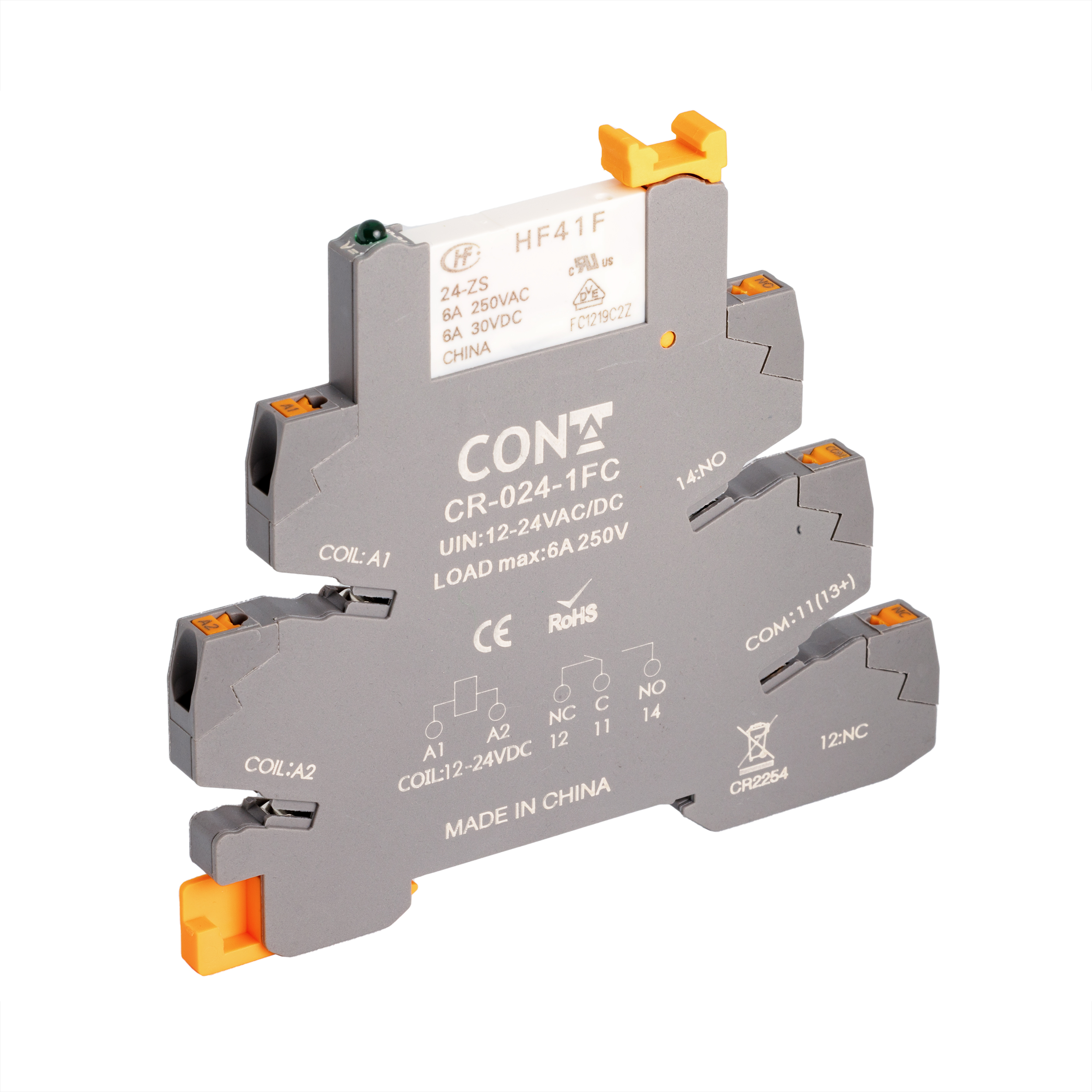 Реле одноконтактное Conta CR-024-1FC (I) 1 шт