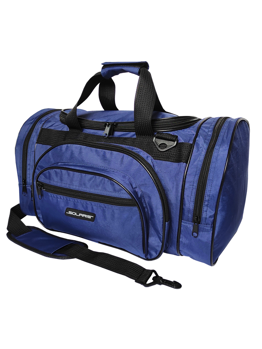 Дорожная сумка мужская Solaris S5117 синяя, 52х26х28 см