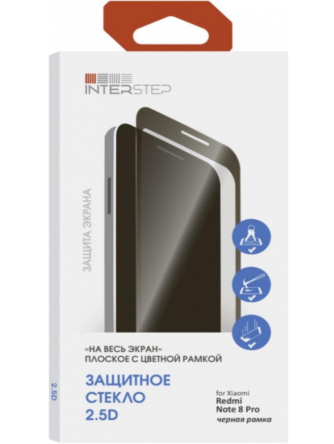 

Защитное стекло InterStep 2.5D FG для Xiaomi Redmi Note 8 Pro черная рамка (глянцевое), 2.5D FG для Xiaomi Redmi Note 8 Pro черная рамка (глянцевое)