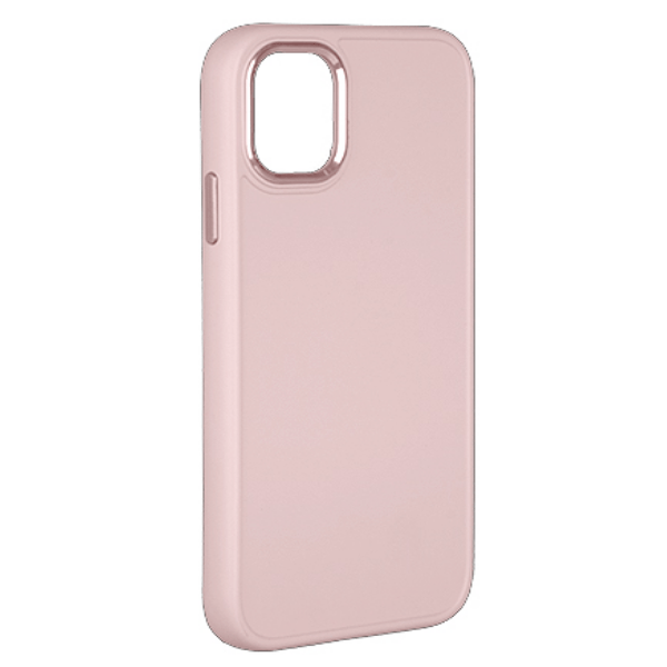 

Чехол iPhone 11 матовый с цветной камерой, розовый