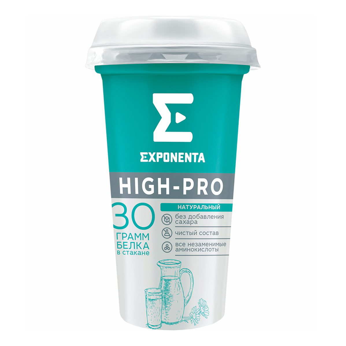 Кисломолочный напиток Exponenta High-Pro обезжиренный 250 мл