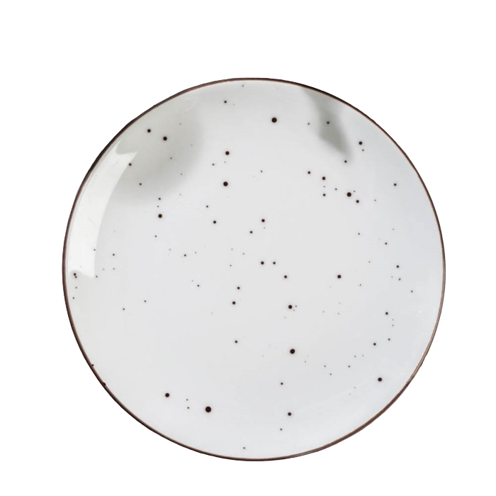 

Тарелка плоская DOTS white, d=20 см