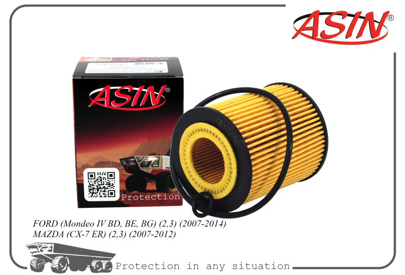 

Фильтр масл. 1343102 ASIN.FL2222 FORD Mondeo IV 2,3 07-19 MAZDA CX-7 ER 2,3 07-12