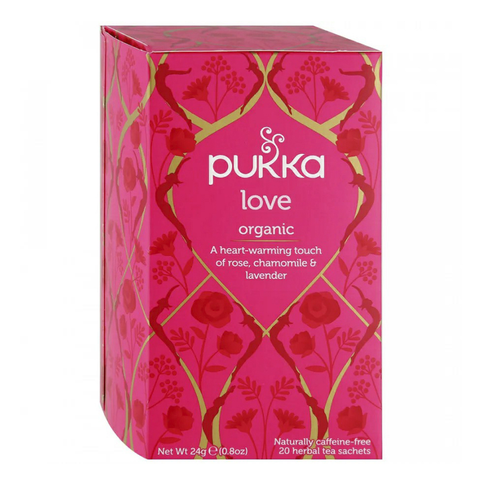 

Чай травяной Pukka Love органик в пакетиках 1,5 г х 20 шт