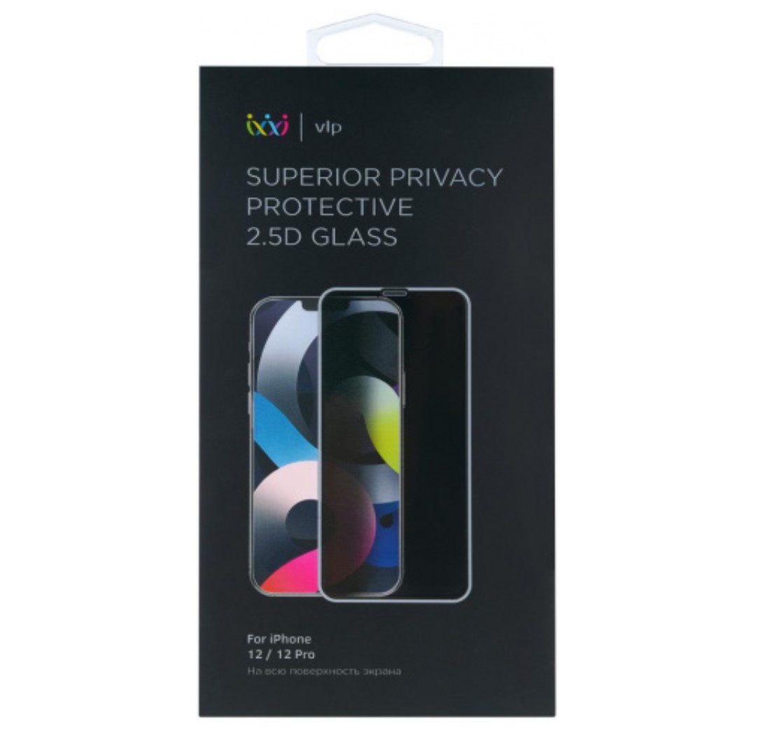 фото Защитное стекло vlp privacy для apple iphone 12/12 pro