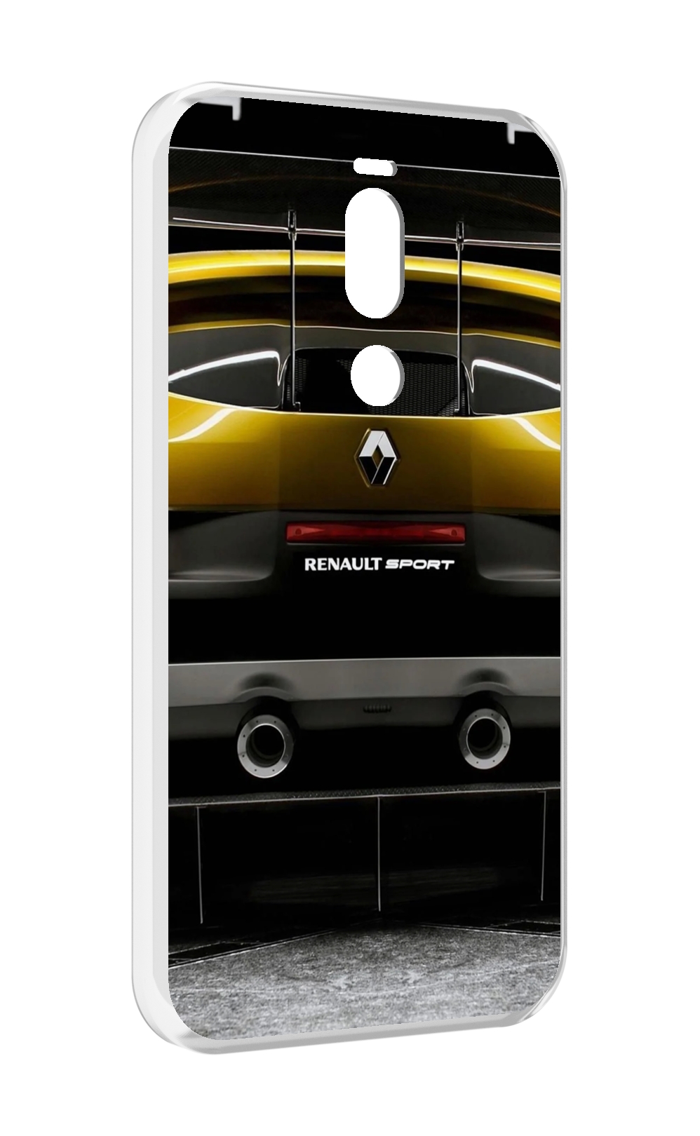 

Чехол Mypads Renault 3 Мужской Для Meizu X8, Прозрачный, Tocco