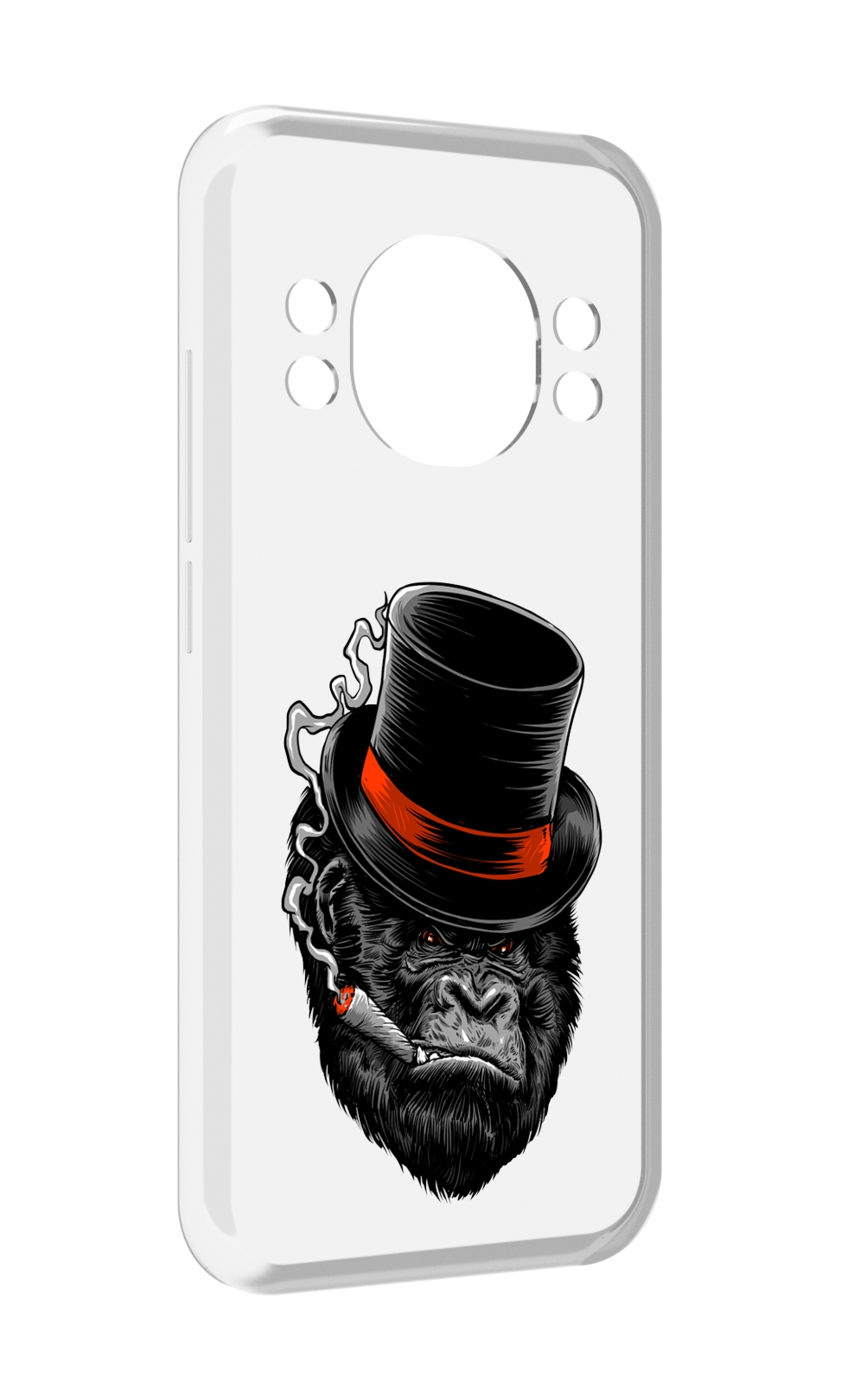 

Чехол MyPads дизайнерская горилла для Doogee S98 / S98 Pro, Прозрачный, Tocco