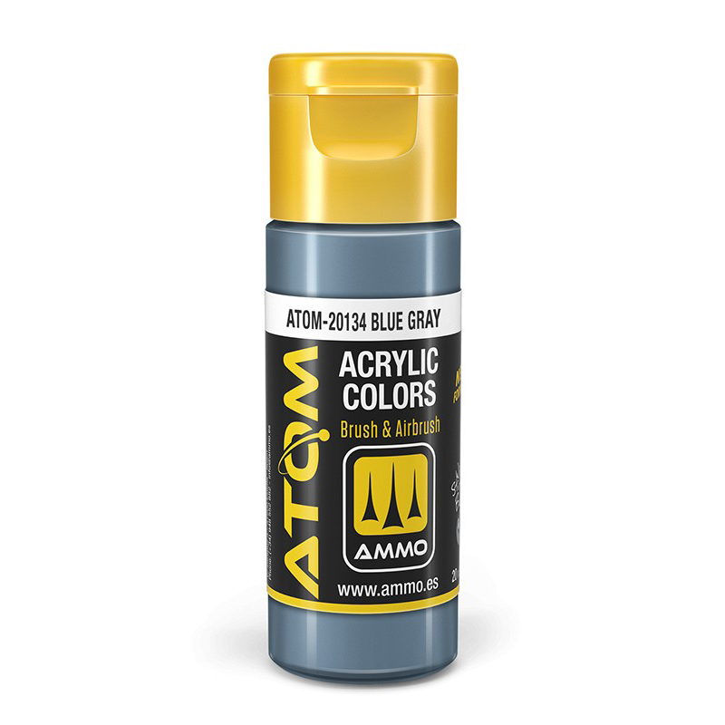 

Акриловая краска Ammo Mig Atom Color Сине-серый Blue Gray ATOM20134