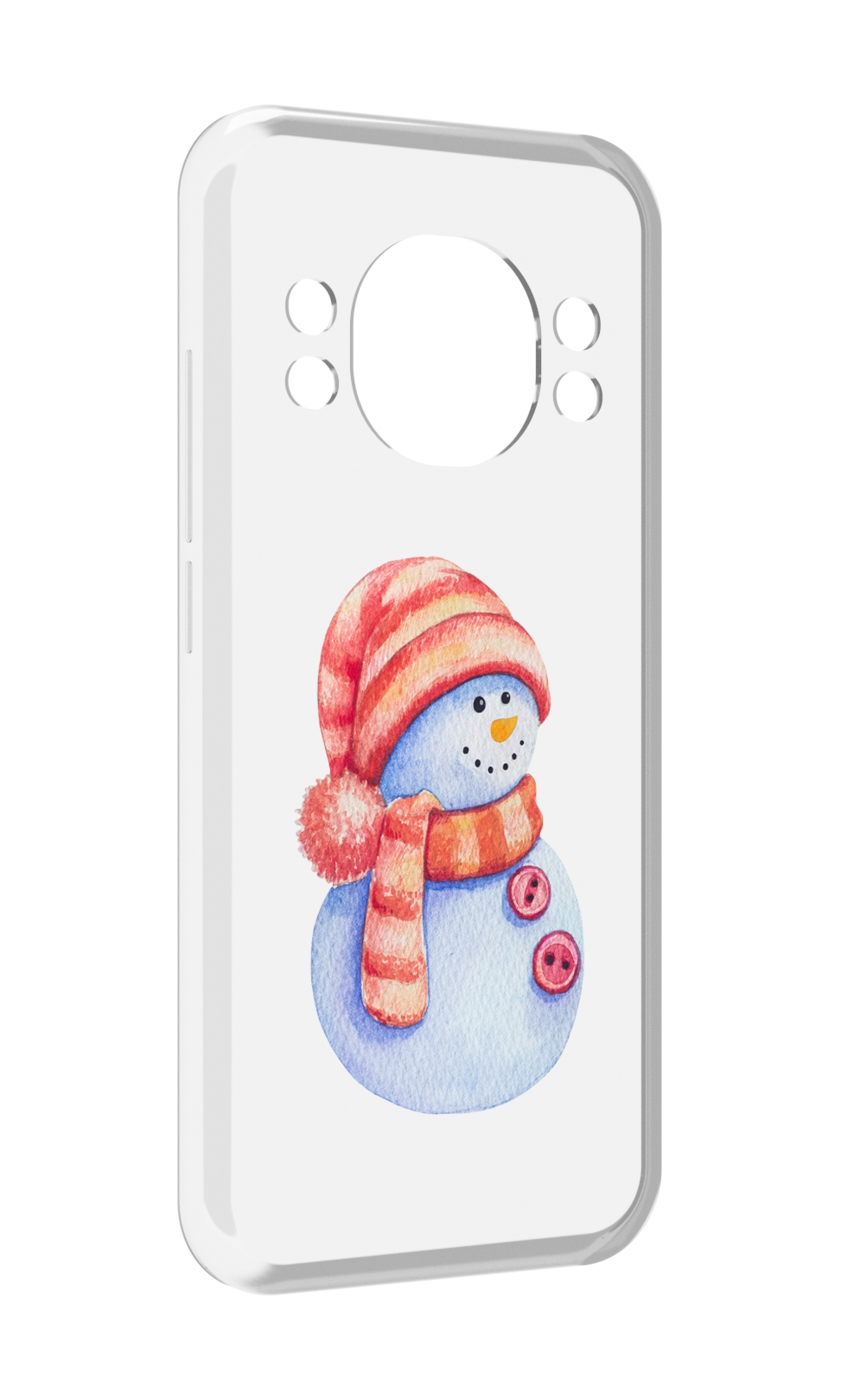 

Чехол MyPads Веселый снеговик для Doogee S98 / S98 Pro, Прозрачный, Tocco