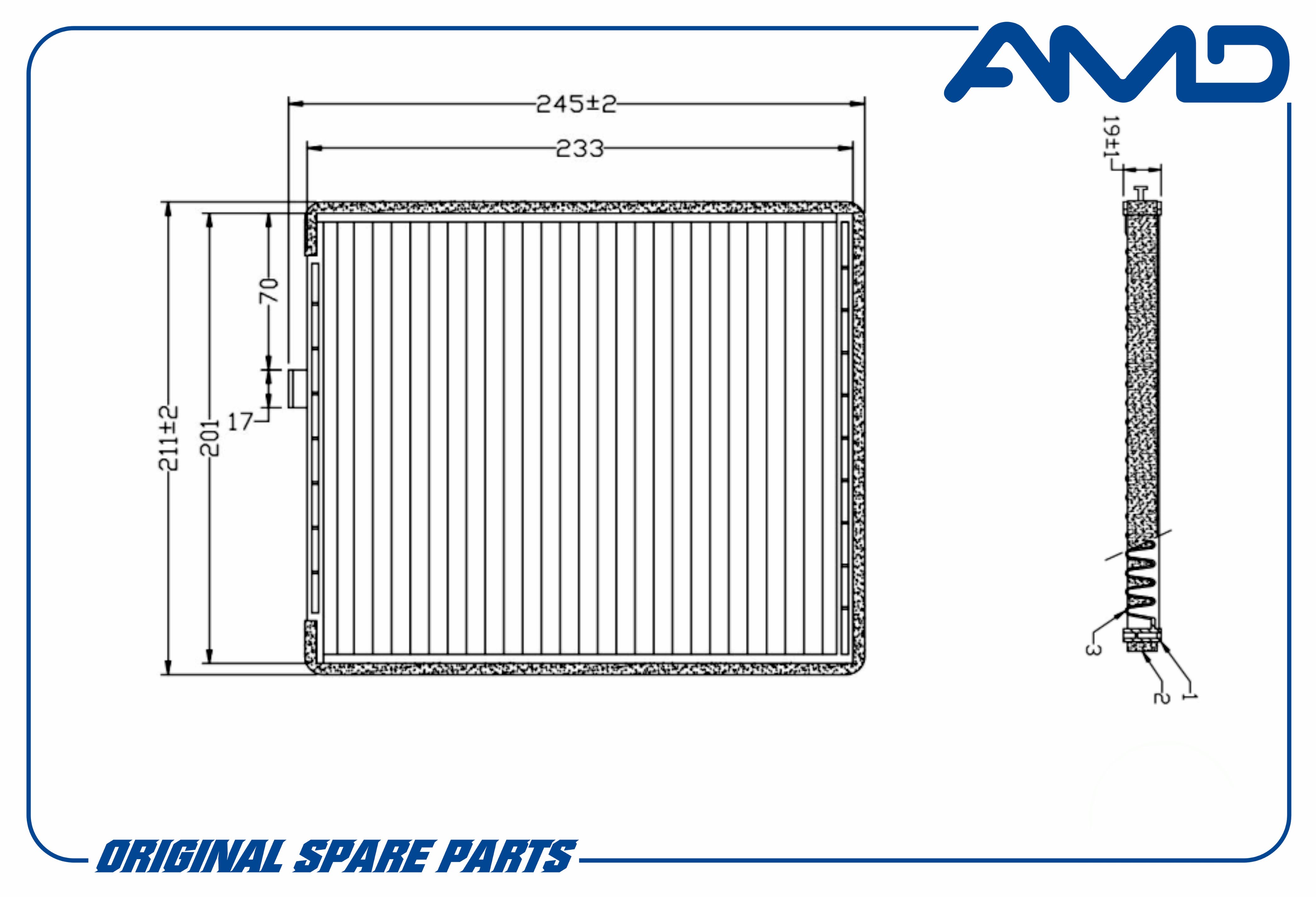 

Фильтр Салона Amd Amdfc21A /96449577/ (Антибактериальный, Угольный) Amd Chevrolet (Aveo T2