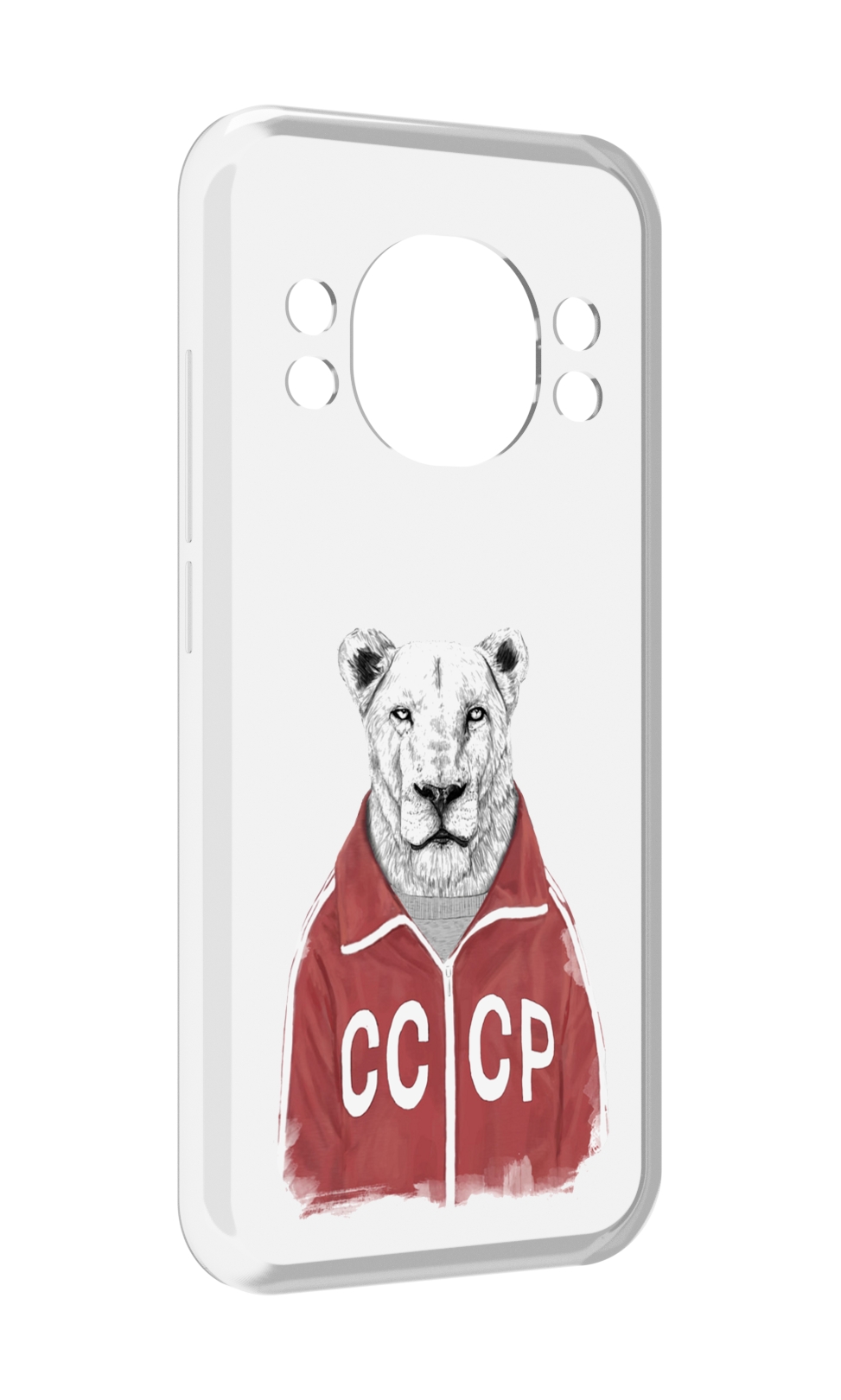 

Чехол MyPads львица ссср для Doogee S98 / S98 Pro, Прозрачный, Tocco