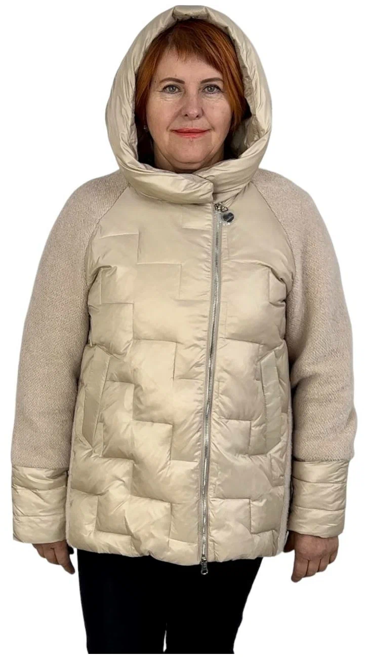 Куртка женская Dosu 2235 бежевая 42 RU