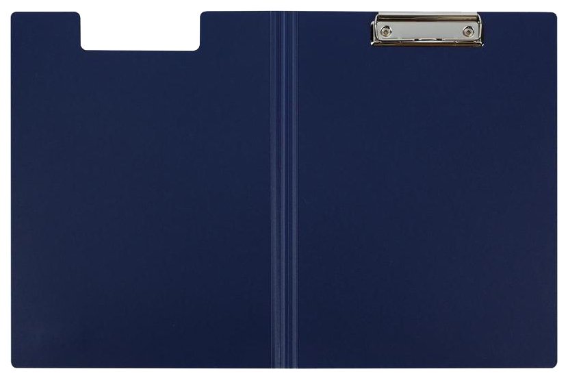 фото Папка-планшет с крышкой attache пластиковая синяя (1.2 мм), 198684