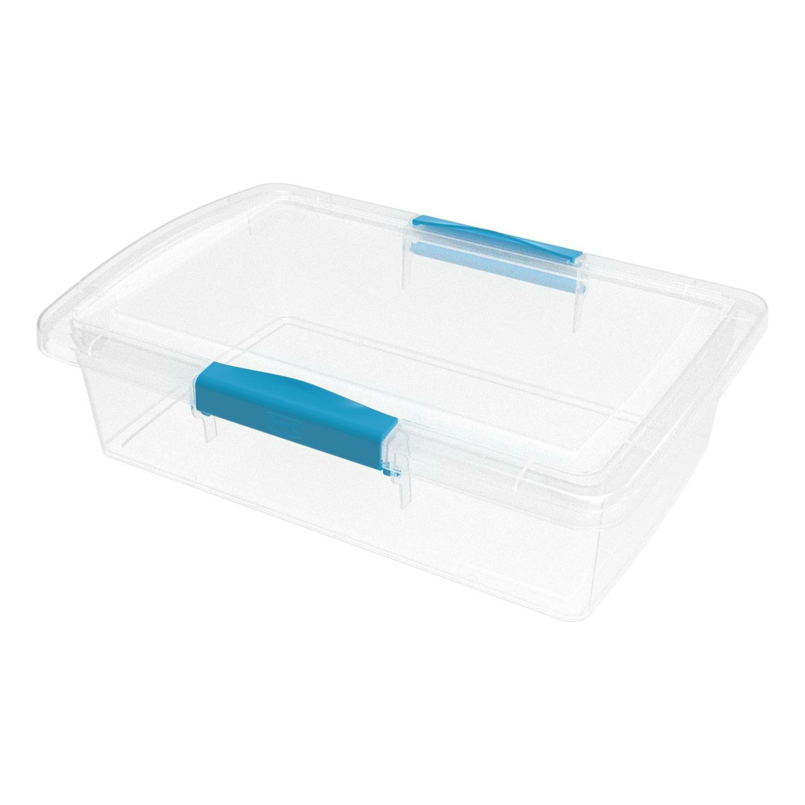 

Ящик xозяйственный BranQ Laconic mini 17x25,5x7 см 1,9 л прозрачный