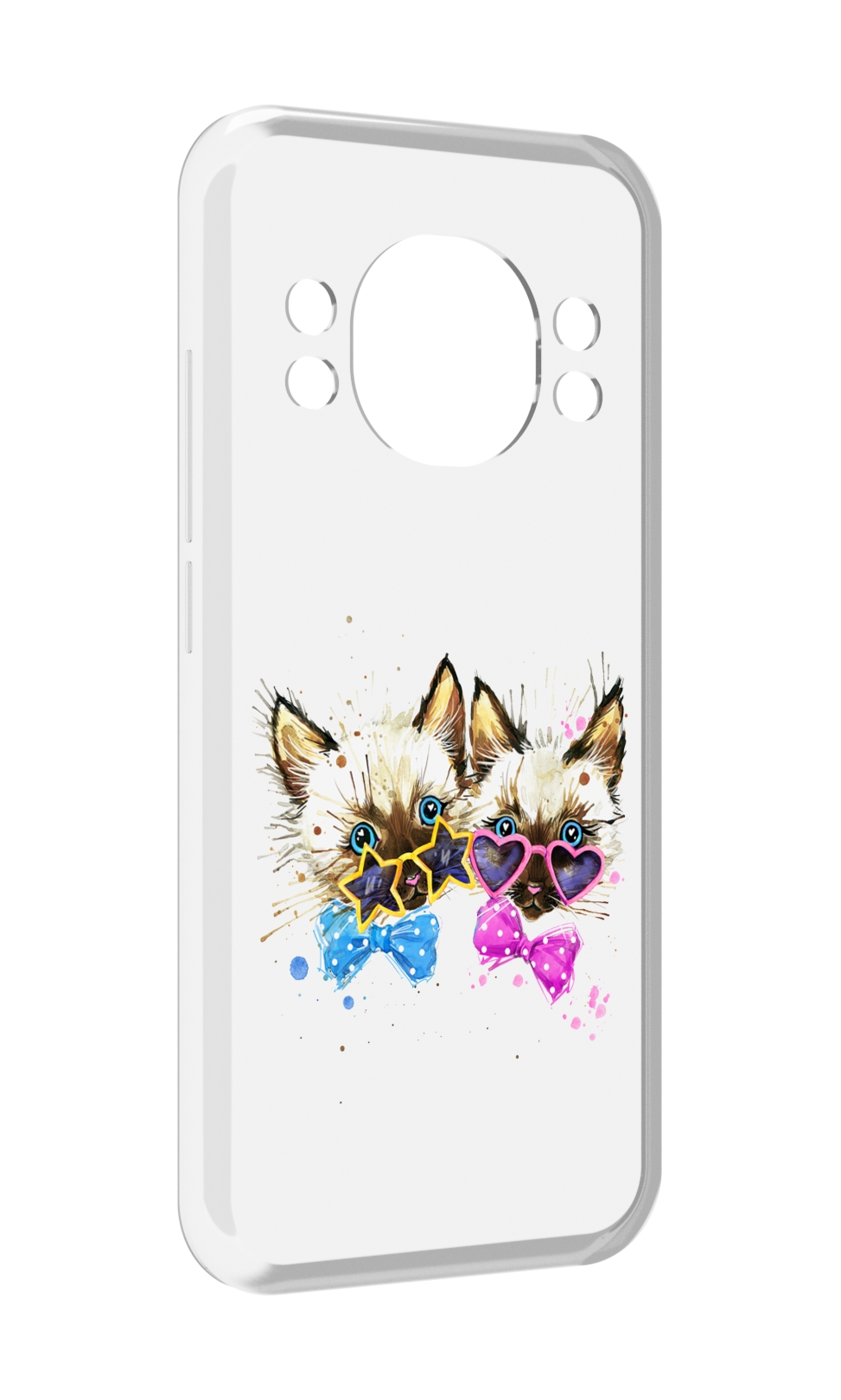 

Чехол MyPads милые котята для Doogee S98 / S98 Pro, Прозрачный, Tocco