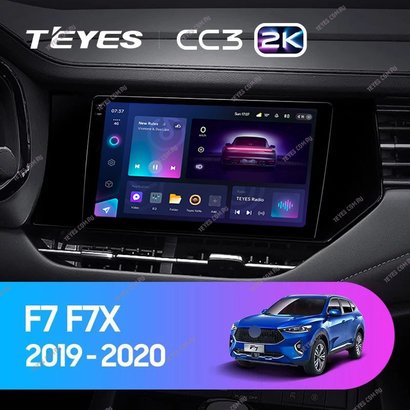 

Штатная магнитола Teyes CC3 2K 6/128 Haval F7 F7X (2019-2020), CC3 2K