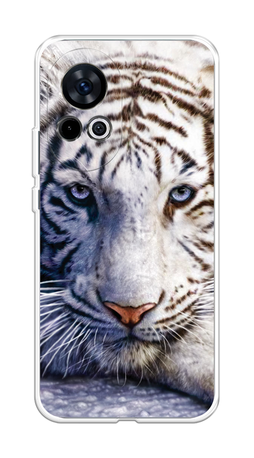 

Чехол на Huawei Nova 12 "Бенгальский тигр", Коричневый;белый, 6123050-1