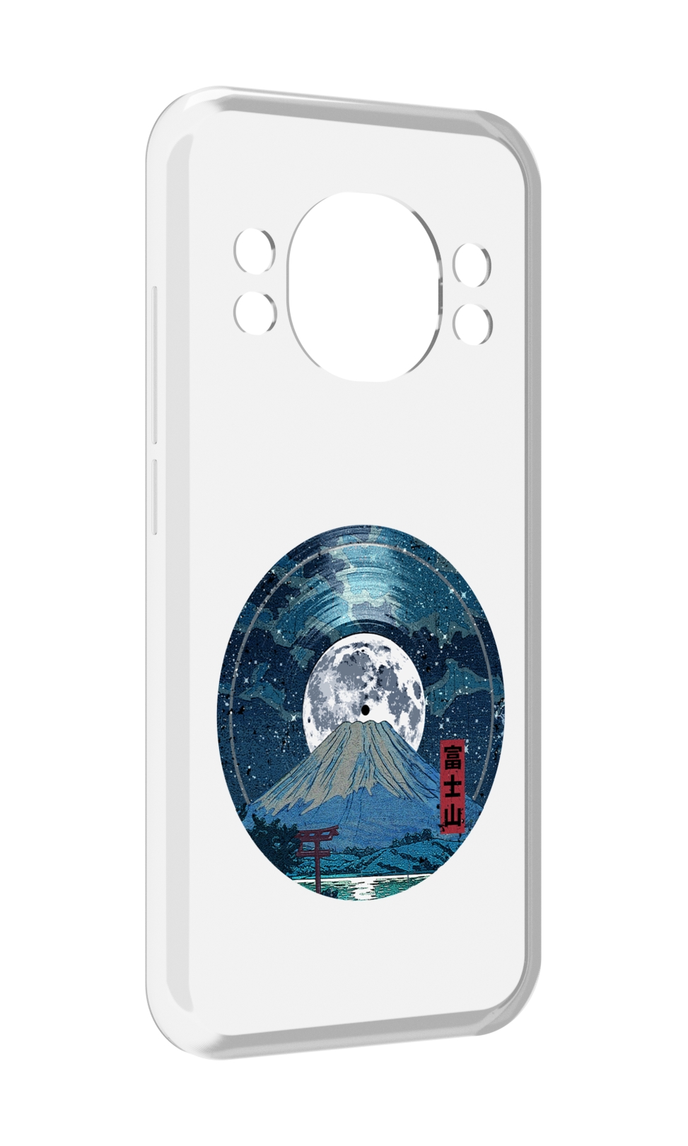 

Чехол MyPads нарисованная виниловая гора с луной для Doogee S98 / S98 Pro, Прозрачный, Tocco