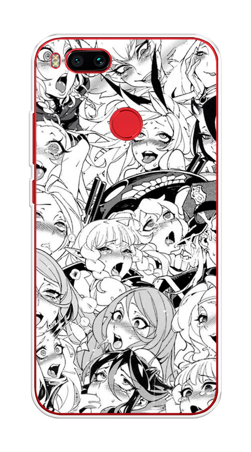 

Чехол на Xiaomi Mi A1/5X "Ахегао манга тян", Черный;белый;серый, 32650-1