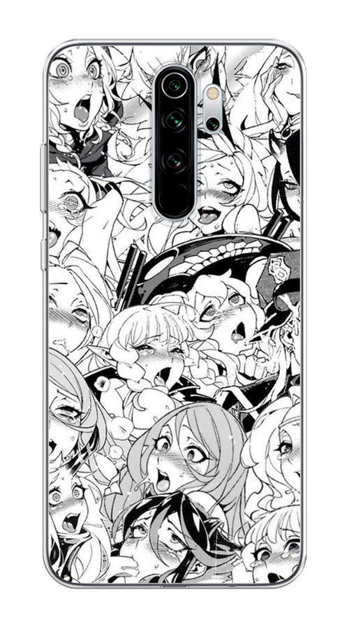 

Чехол на Xiaomi Redmi Note 8 Pro "Ахегао манга тян", Черный;белый;серый, 36650-1