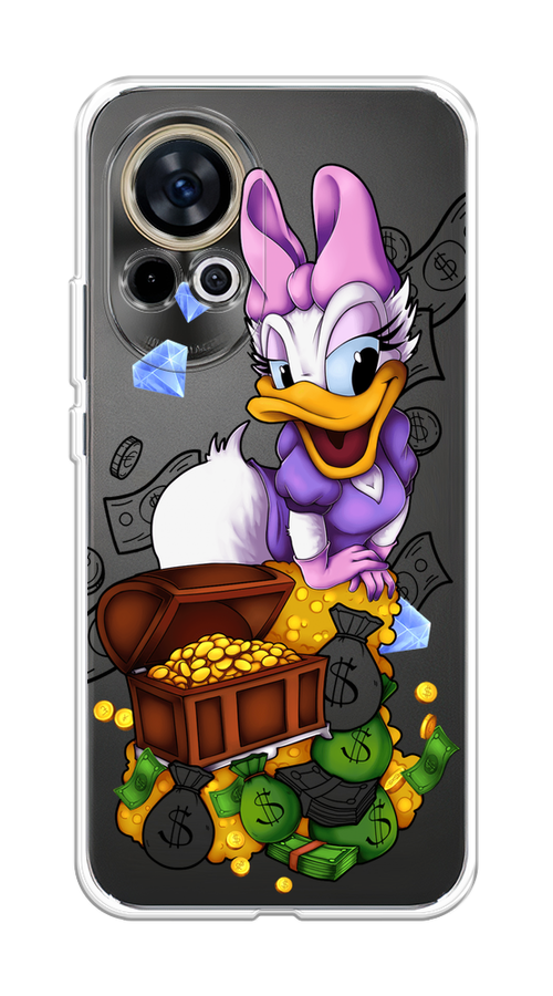 

Чехол на Huawei Nova 12 "Rich Daisy Duck", Коричневый;белый;фиолетовый, 6123050-1