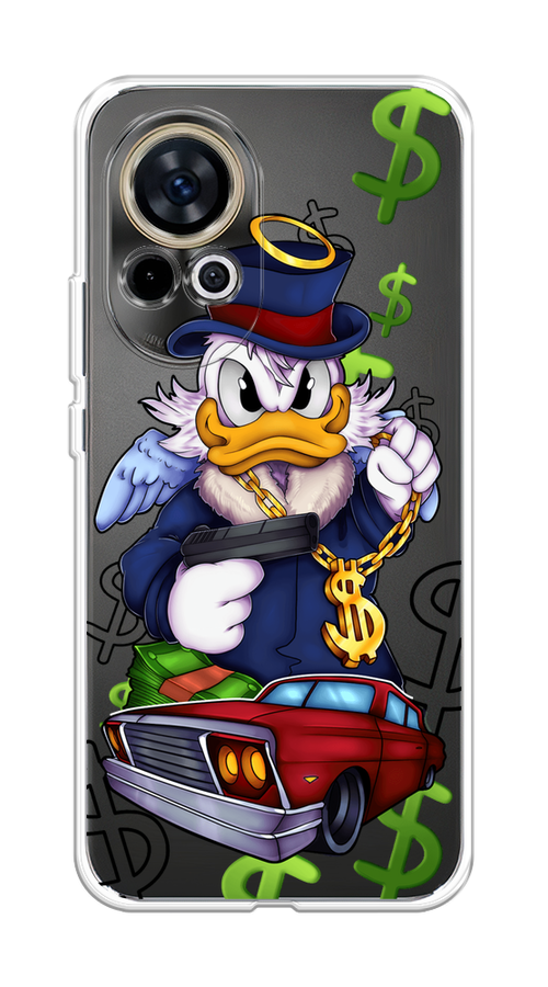 

Чехол на Huawei Nova 12 "Scrooge McDuck with a Gold Chain", Красный;синий;белый, 6123050-1