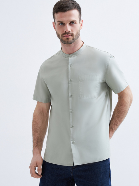 

Рубашка мужская ZARINA 3225130330 бирюзовая XL, Бирюзовый, 3225130330
