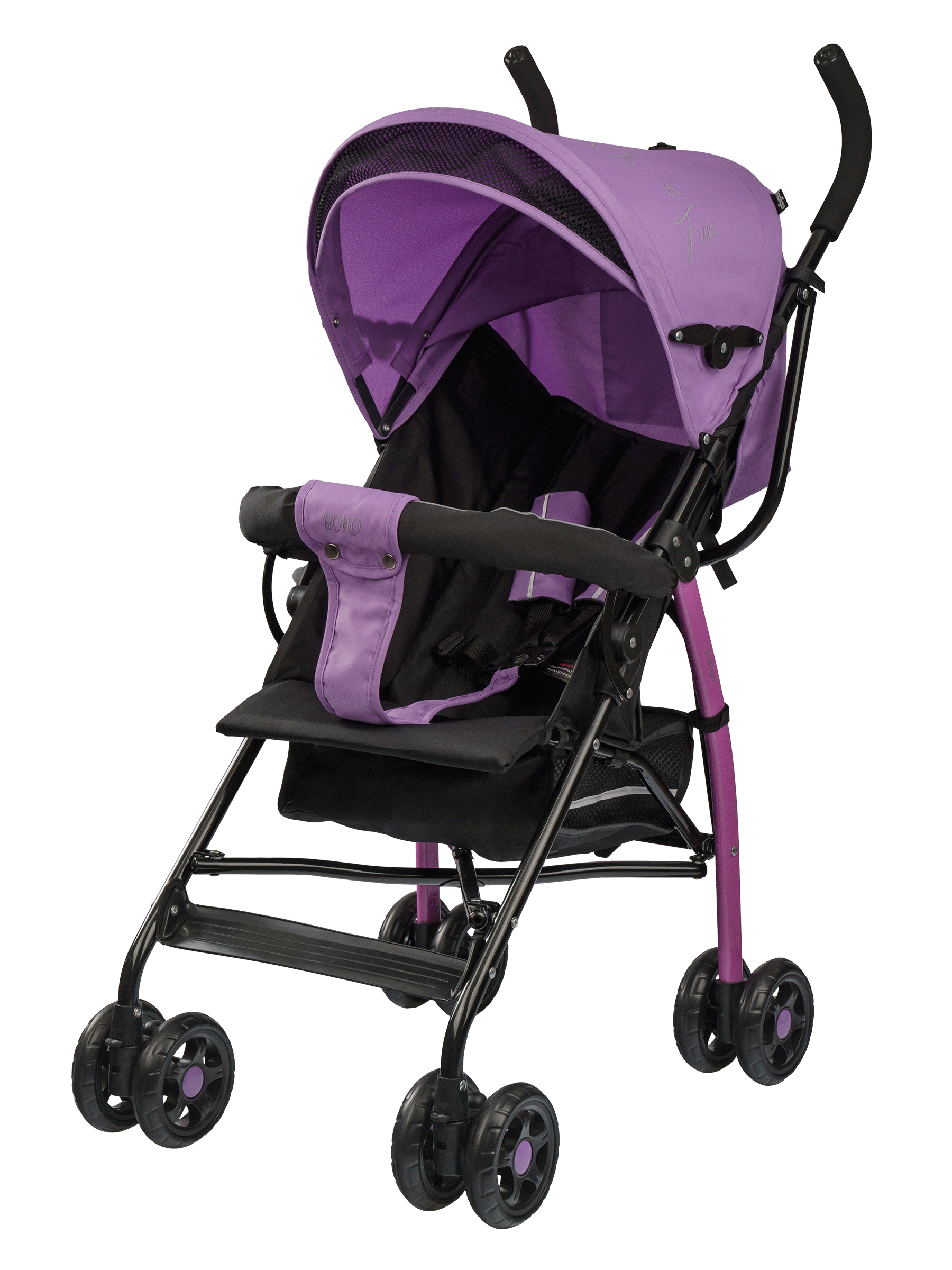 Прогулочная коляска-трость Indigo Bono, фиолетовый скакалка гимнастическая indigo sm 121 vi фиолетовый