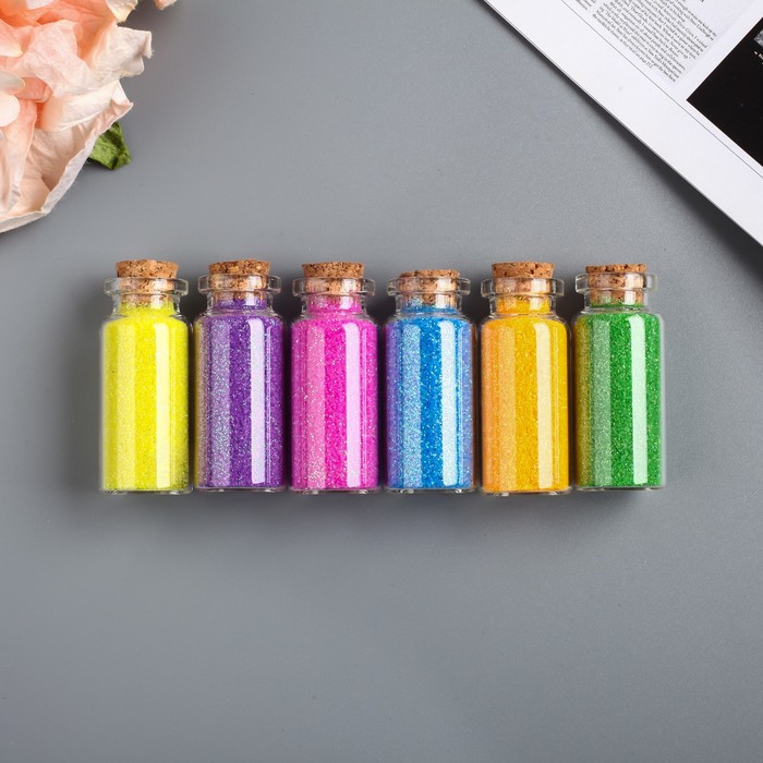 

Глиттер и блестки Арт Узор в баночке, с пробкой, Яркие хлопья, 6 шт, 7 гр, 13х5 см, Желтый;зеленый;голубой;синий;фиолетовый;оранжевый, в баночке, с пробкой, "Яркие хлопья", 6 шт, 7 гр, 13х5 см