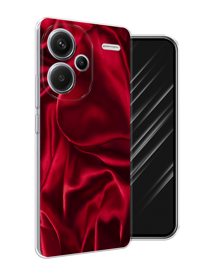 

Чехол Awog на Redmi Note 13 Pro+ "Текстура красный шелк", 320250-1