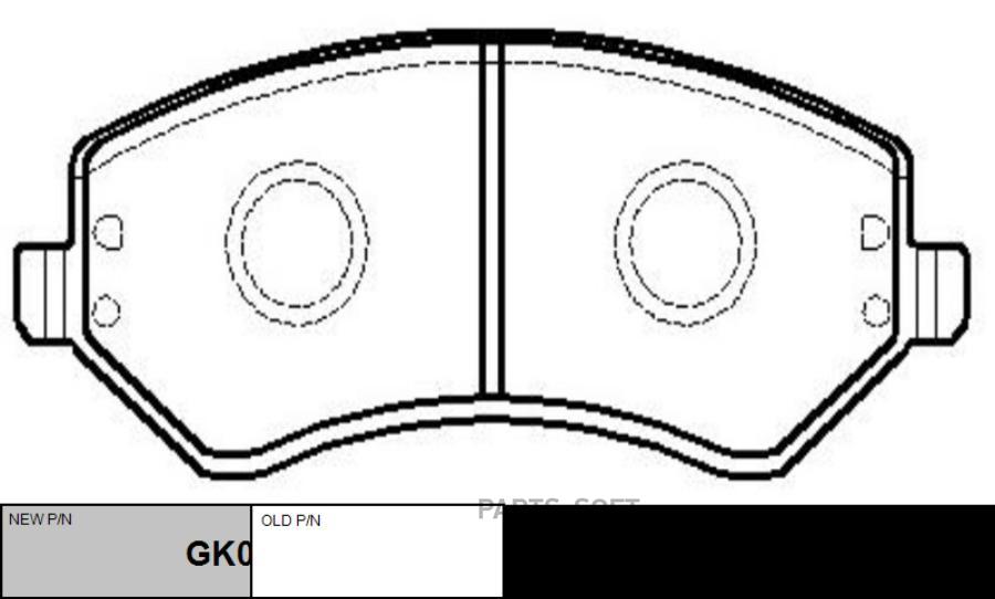 

CTR Колодки CHRYSLER Voyager (IV)JEEP Cherokee (III) CTR CKCR-4