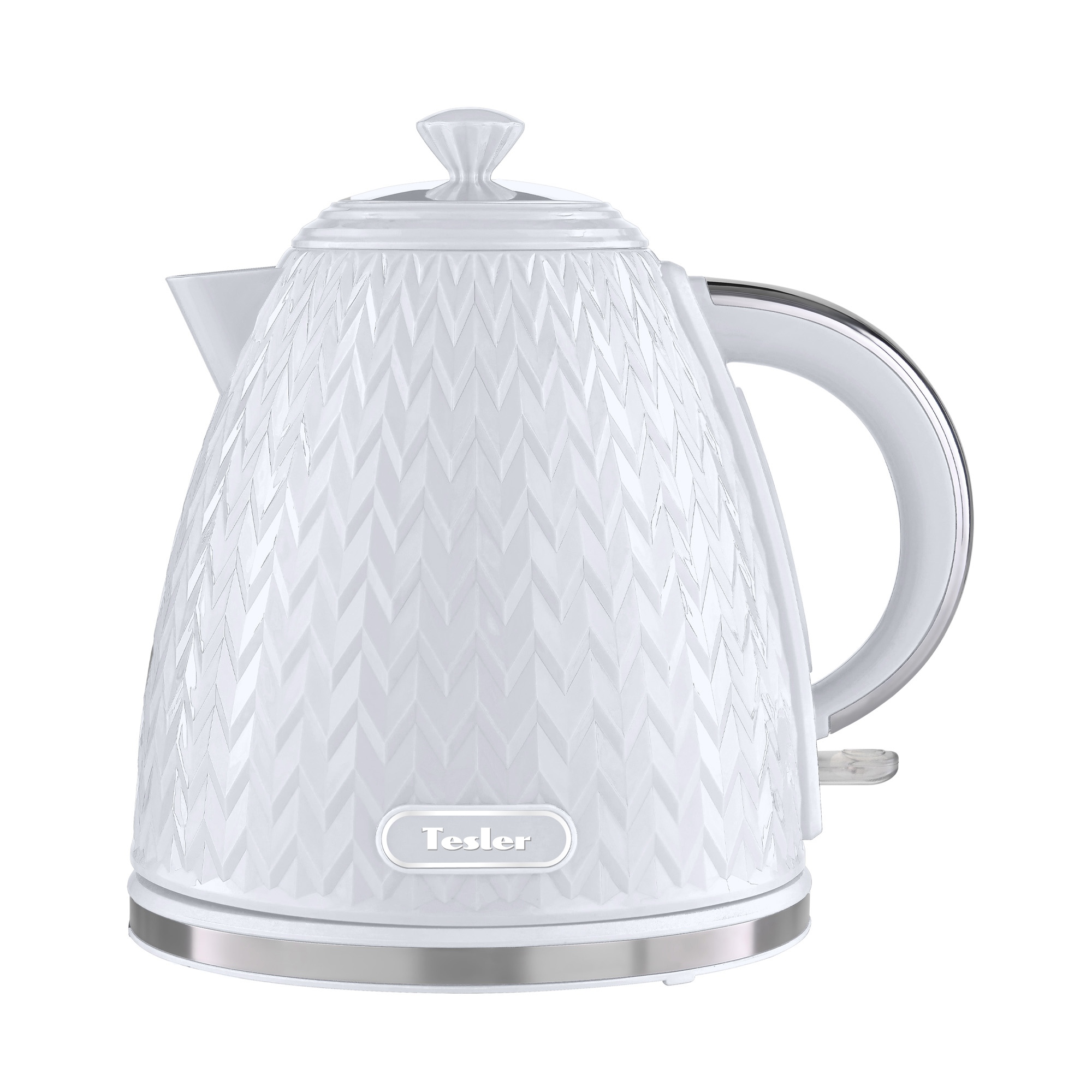 Чайник электрический TESLER KT-1704 1.7 л белый тостер tesler tt 445 серый