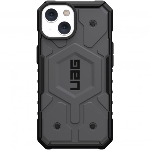 

Чехол Urban Armor Gear (UAG) Pathfinder for MagSafe Series для iPhone 14, цвет Серебристый, 113333