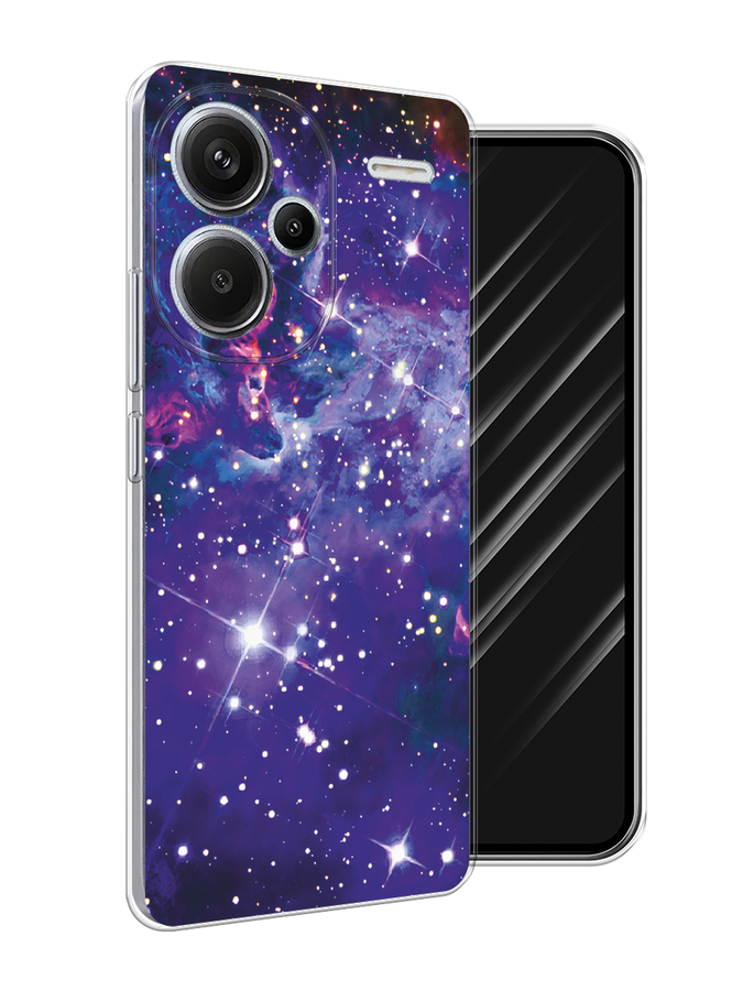 

Чехол Awog на Redmi Note 13 Pro+ "Яркая галактика", Фиолетовый, 320250-1